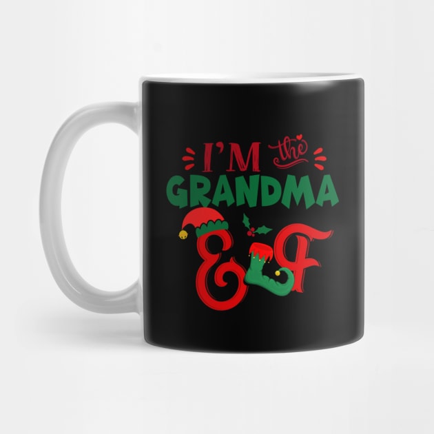 Awesome i’m the grandma elf christmas family matching by Magazine